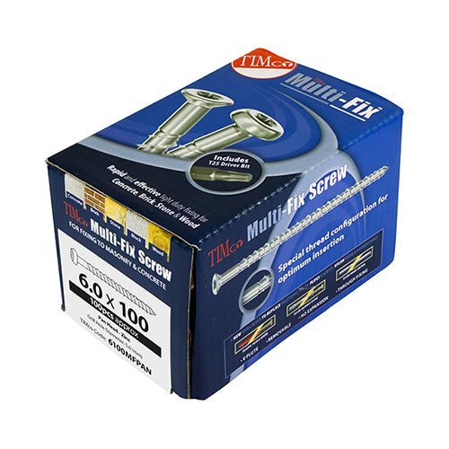 Multi-Fix Masonry Screw - PAN - TX - Box 100