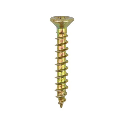 Classic Multi-Purpose Hinge Screws - PZ Pozi - Countersunk - Yellow