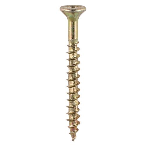 Velocity Premium Multi-Use Screws - PZ - Double Countersunk - Yellow