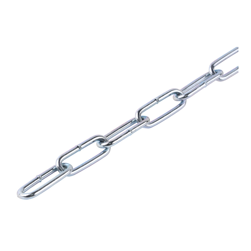Welded Link Chain - Zinc 3 x 26 x 8mm (10m)