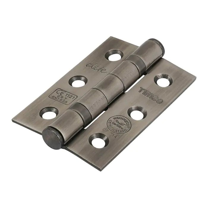 Grade 7 Fire Door Hinges - Antique Brass (Pack 2)