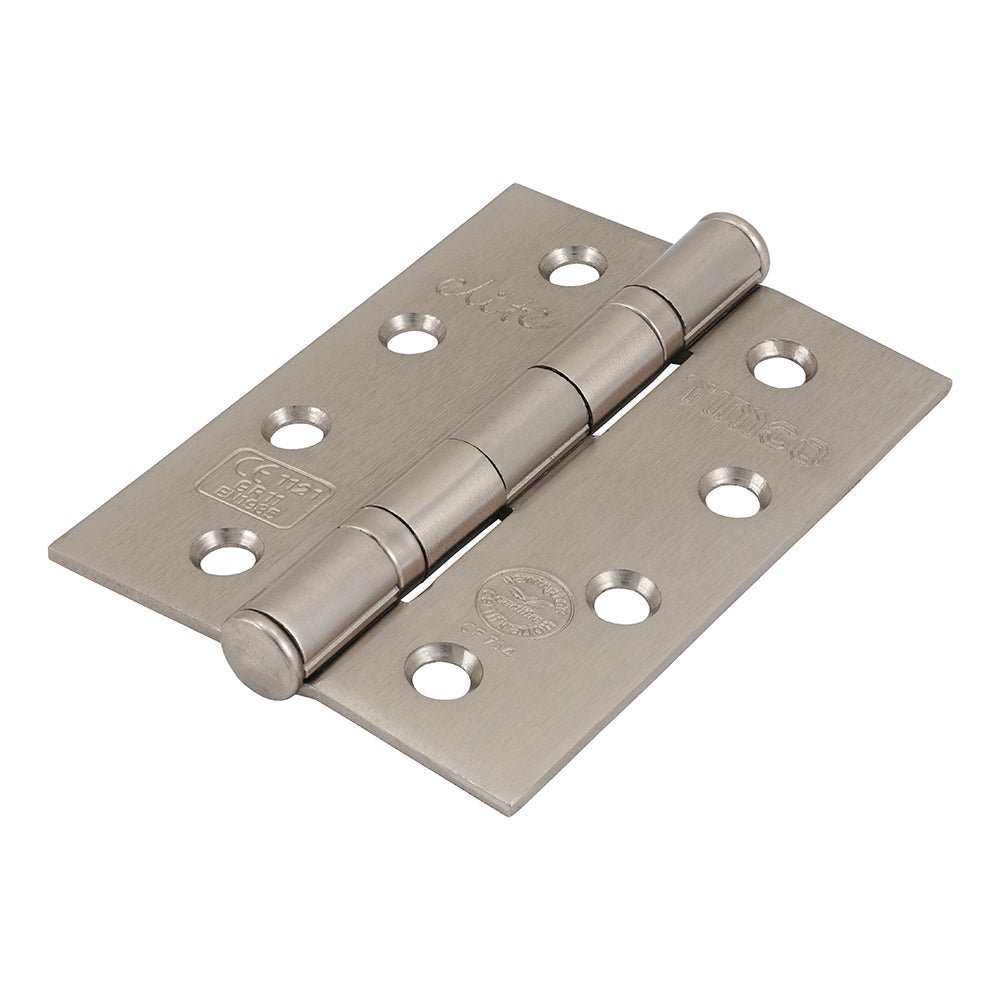 Grade 11 Fire Door Hinges - Satin Nickel (Pack 2)