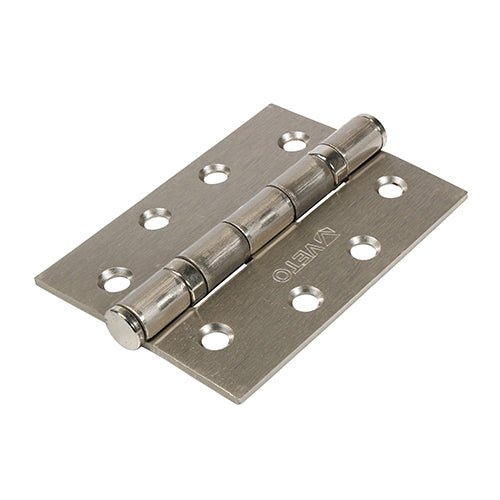 Steel Ball Bearing Hinge Satin Nickel - 102 x 76 (Pack 2)
