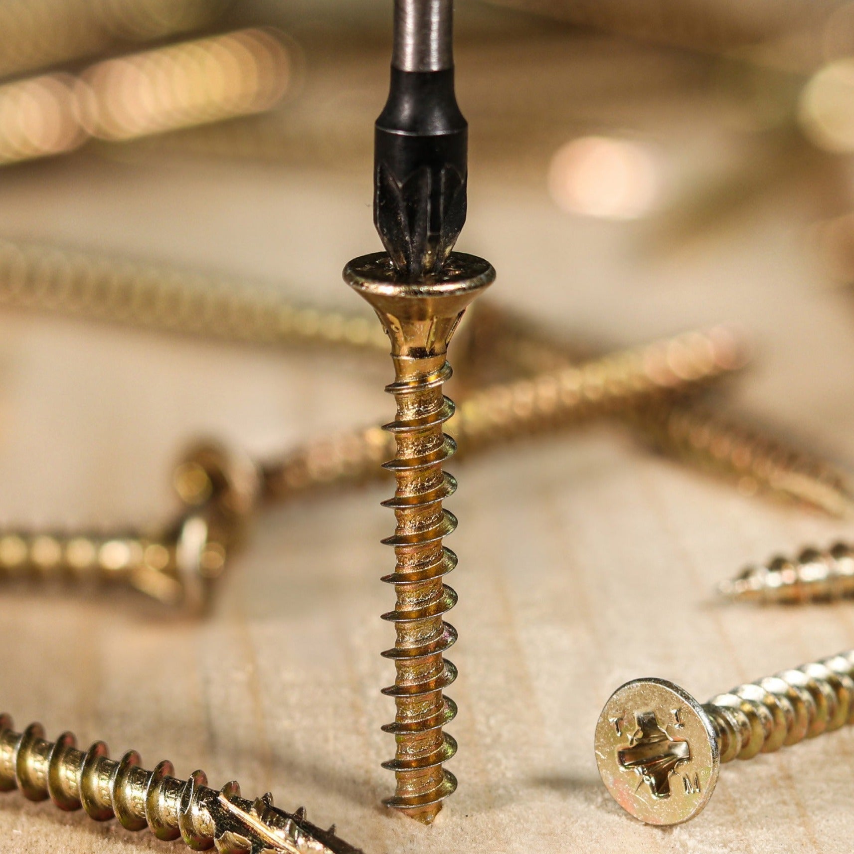 C2 Strong-Fix Multi-Purpose Premium Screws - PZ - Double Countersunk - Yellow - 3.5 - 5mm