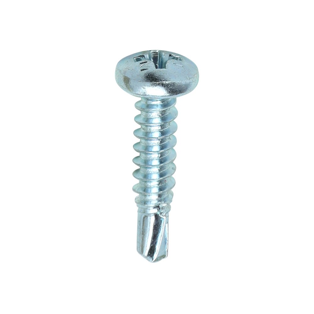 Metal Construction Sheet & Stud Screws - PH - Pan - Self-Drilling - Zinc