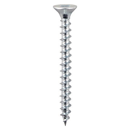 Solo Chipboard & Woodscrews - SQ - Double Countersunk - Zinc - Box 200