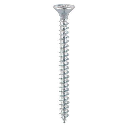 Solo Chipboard & Woodscrews - PZ - Double Countersunk - Zinc - 4 x 30mm - Tub 1250