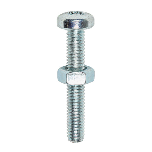 Machine Screw & Nut PAN - BZP