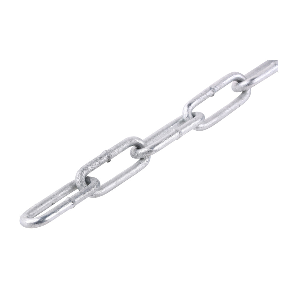 Welded Link Chain - Hot Dipped Galvanised 4 x 32 x 8mm (10m)
