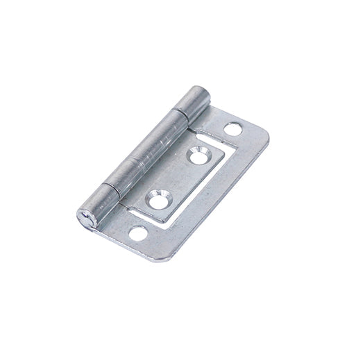 Flush Hinge (105) Zinc - 50 x 38.5 (Pack 2)