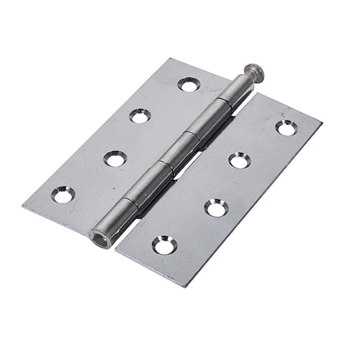 Butt Hinge Loose Pin (1840) P/Chrome - 100 x 71 (Pack 2)