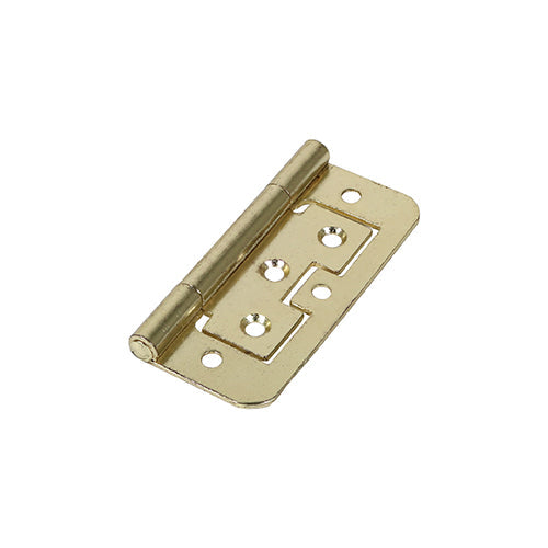 Flush Hinge E/Brass - 75 x 51 (Pack 2)