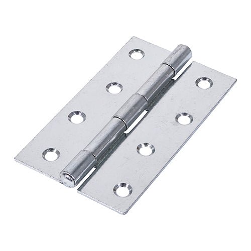 Narrow Butt Hinge U/C Zinc - 100 x 58 (Pack 2)
