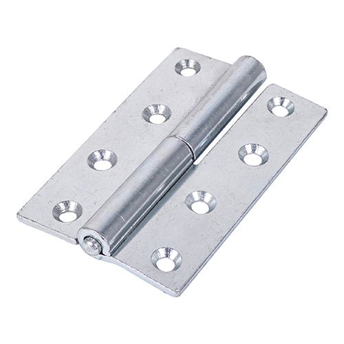 Lift Off Hinge RIGHT Zinc - 101 x 63 (Pack 2)