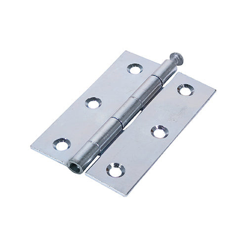 Butt Hinge Loose Pin (1840) Zinc - 90 x 60 (Pack 2)