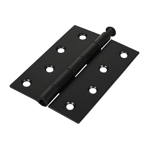 Butt Hinge Loose Pin (1840) Black - 100 x 71 (Pack 2)
