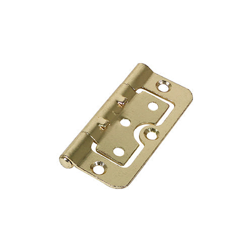 Hurlinge Fixed Pin E/Brass - 75 x 55 (Pack 2)