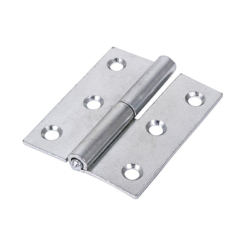 Lift Off Hinge RIGHT Zinc - 75 x 62 (Pack 2)