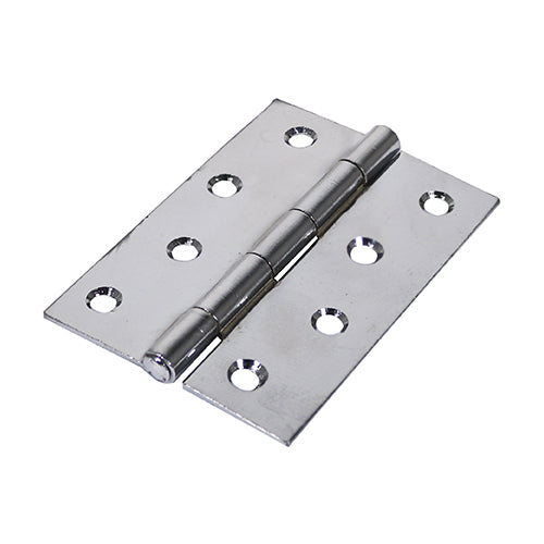 Butt Hinge Fixed Pin (1838) P/Chrome - 75 x 50 (Pack 2)