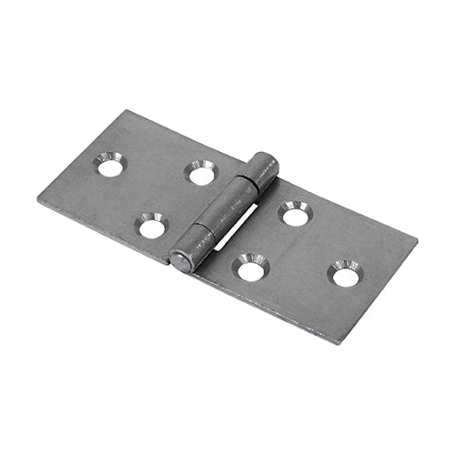 Backflap Hinge - Uncranked Knuckle (404) - Self Colour 38 x 87