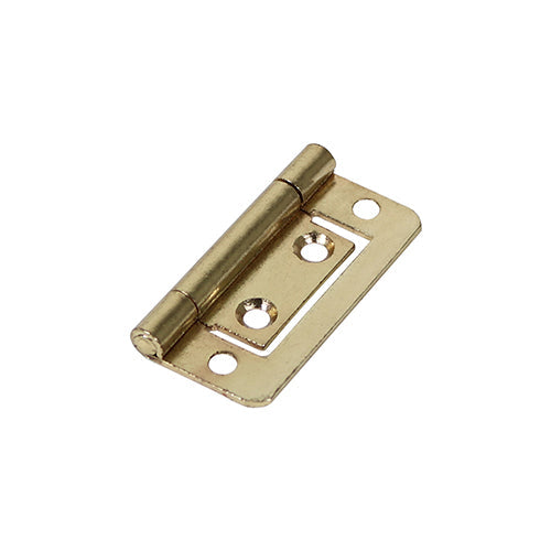 Flush Hinge E/Brass - 50 x 38.5 (Pack 2)