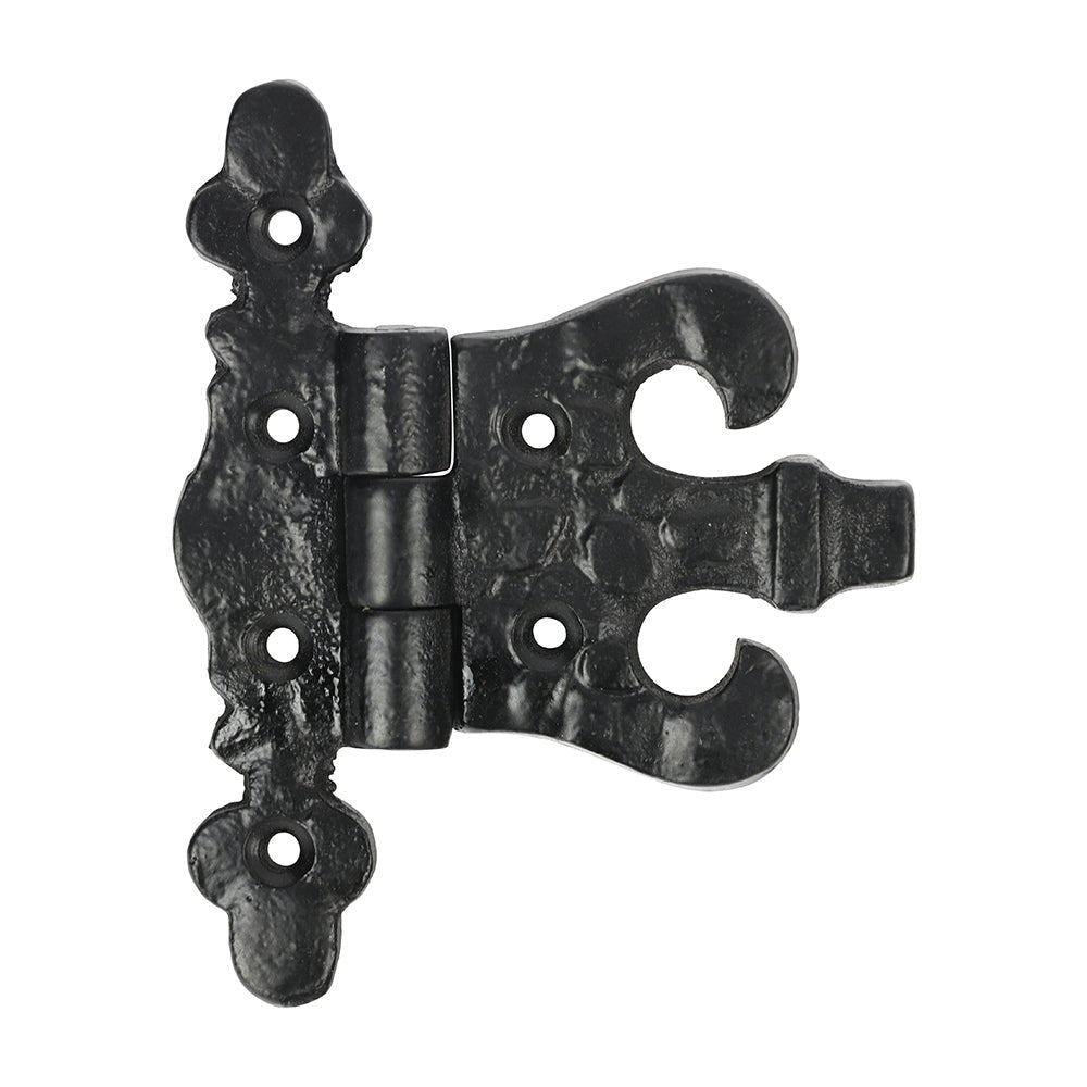 Unequal Hinges - Antique Black - (Pack 2)