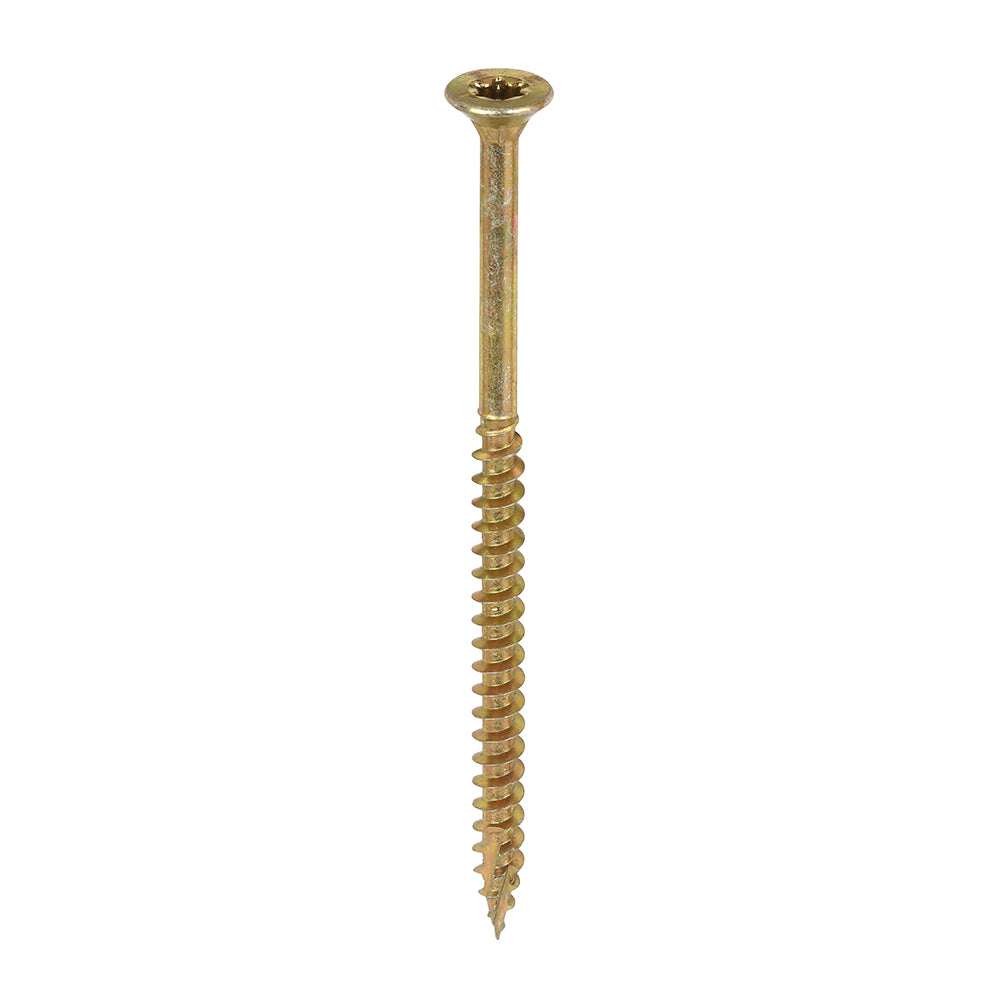 C2 Clamp-Fix - TX - Double Countersunk with Ribs - Twin-Cut - Yellow 4.5 x 80