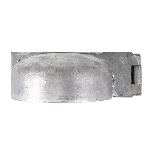 Padlock Protection Bar - Heavy Duty - Right - Hot Dipped Galvanised 7 1/2"