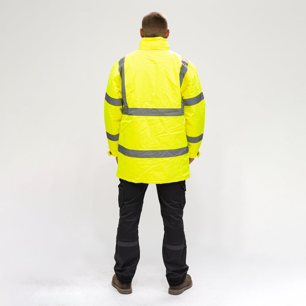 Hi-Visibility Parka Jacket - Hi Vis - Yellow