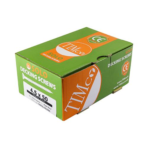 Solo Decking Screws - PZ - Double Countersunk - Exterior - Green