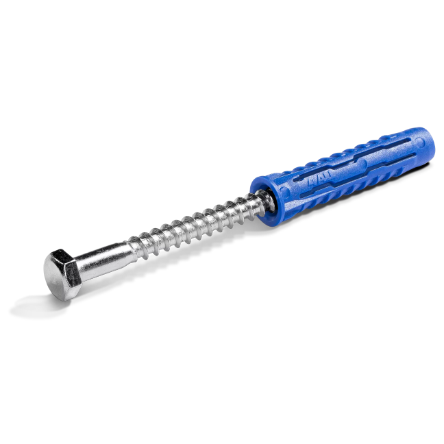 Rawlplug 4All Universal Plug 12X60Mm With Hex Head Screw 10,0X100Mm (Box of 10)