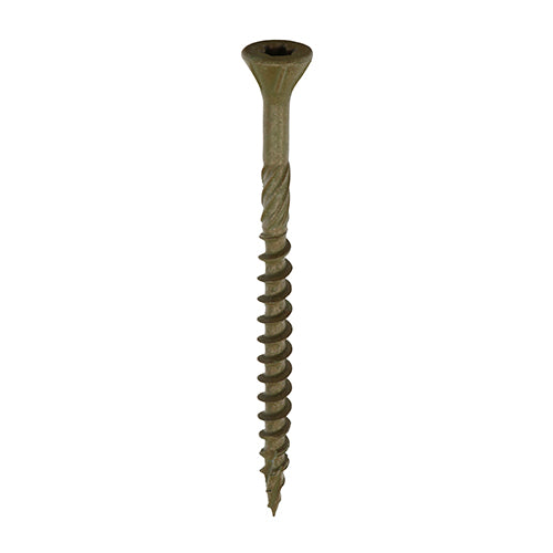 C2 Deck-Fix - TX - Countersunk with Ribs - Twin-Cut - Green 4.5 x 50