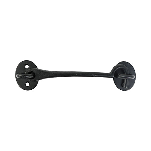 Cabin Hooks - Black 12"