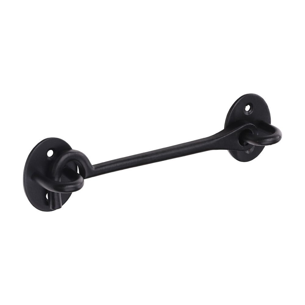 Cabin Hooks - Black 6"