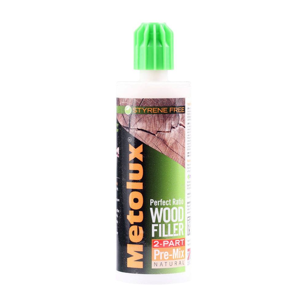Metolux 2 Part Pre-Mixed Wood Filler - Natural 300g