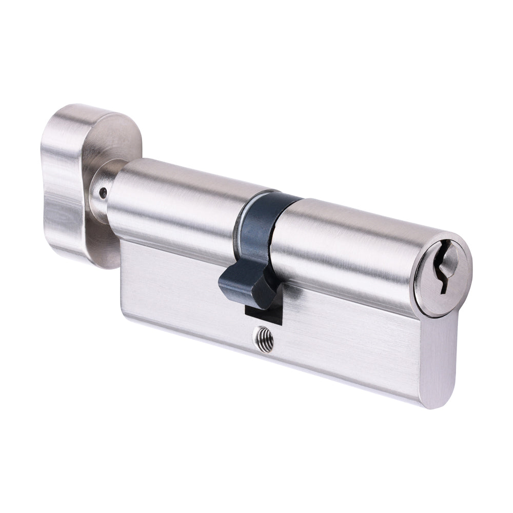 Euro Profile Cylinder - Thumbturn - Satin Nickel 80 (40/40)