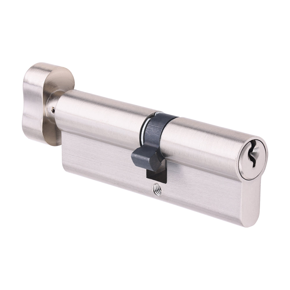 Euro Profile Cylinder - Thumbturn - Satin Nickel 90 (40/50)