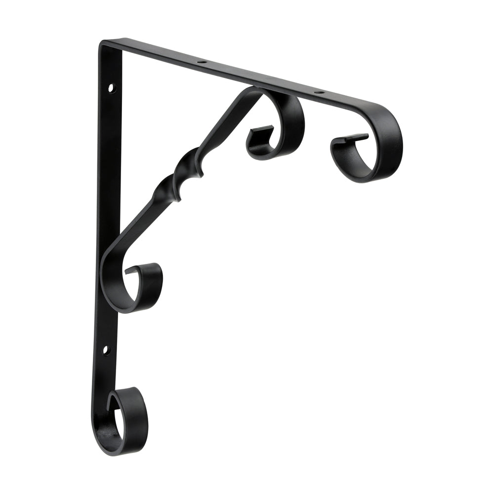 Scroll Bracket - Black 8 x 8" - Pack of 10