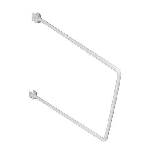 Twin Slot Flexible Bookend - White - Pair