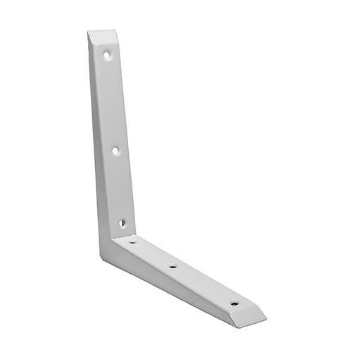 Mitred Shelf Bracket - White 250 x 250mm