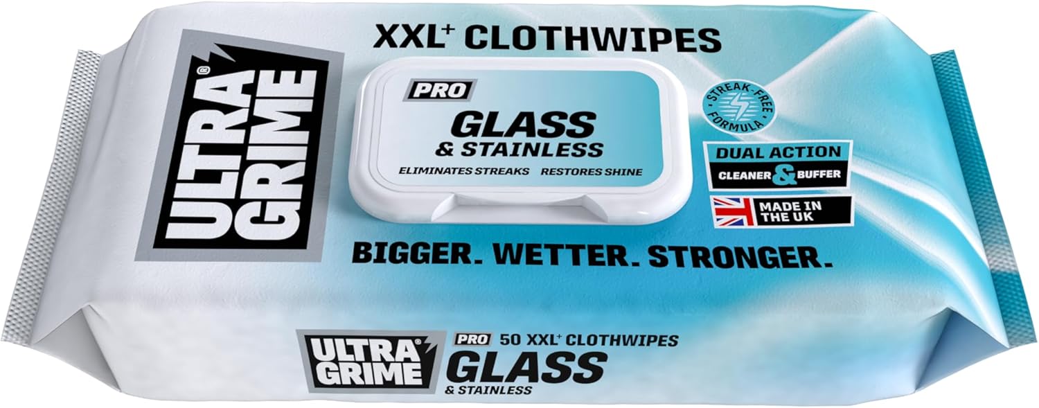 Uniwipe ZZUNIGLASS Glass & Stainless Wipes (12)-5980