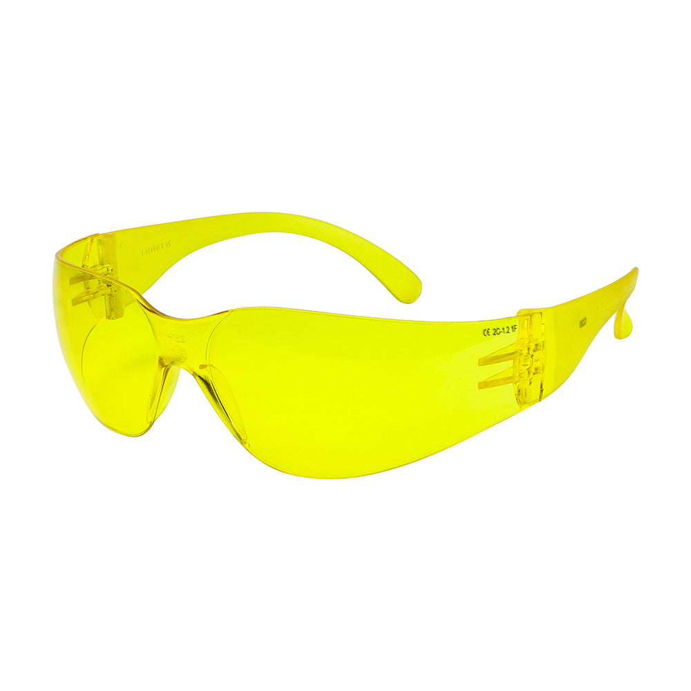 Standard Safety Glasses - Amber One Size