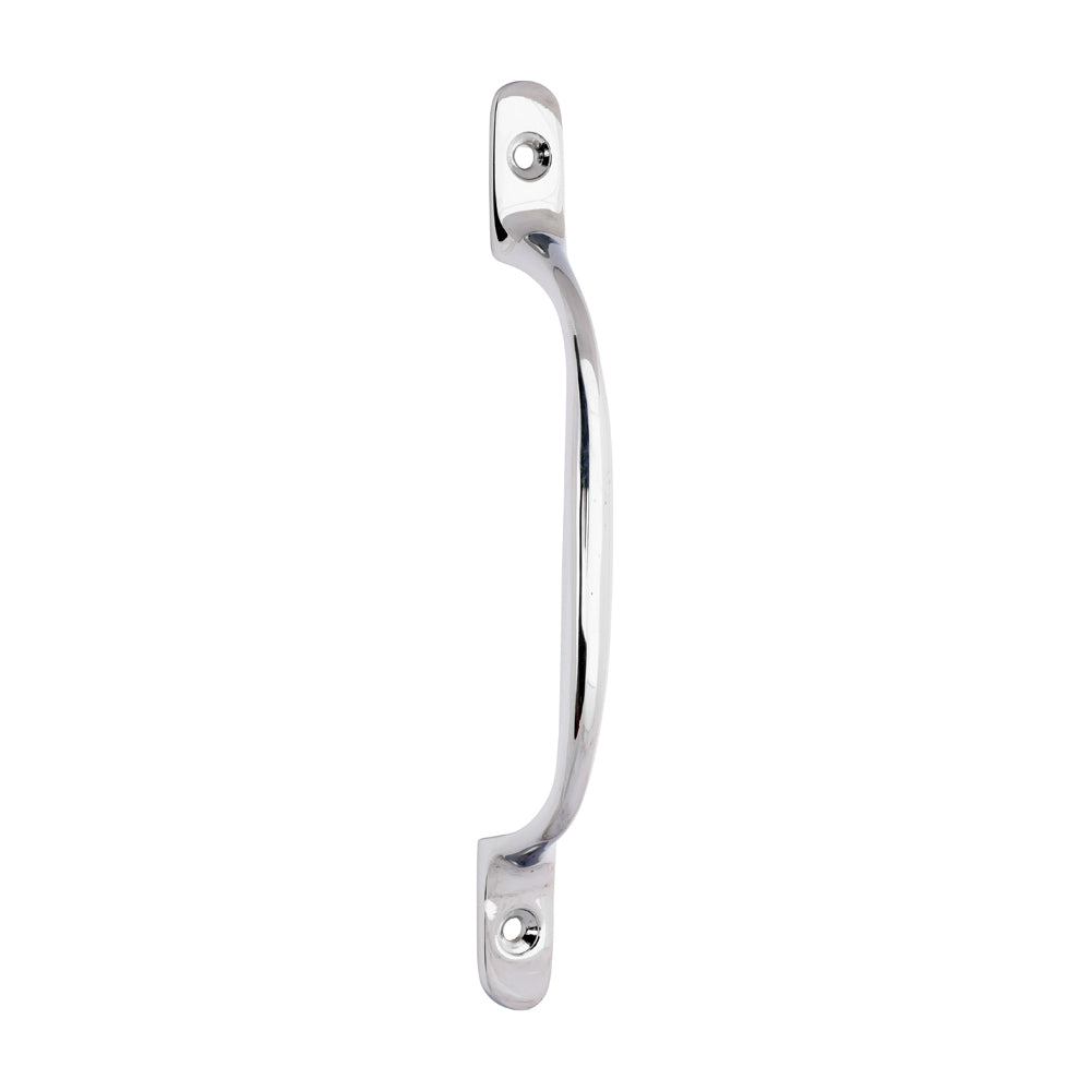 Traditional Pattern Sash Pull Handle - Polished Chrome 160mm