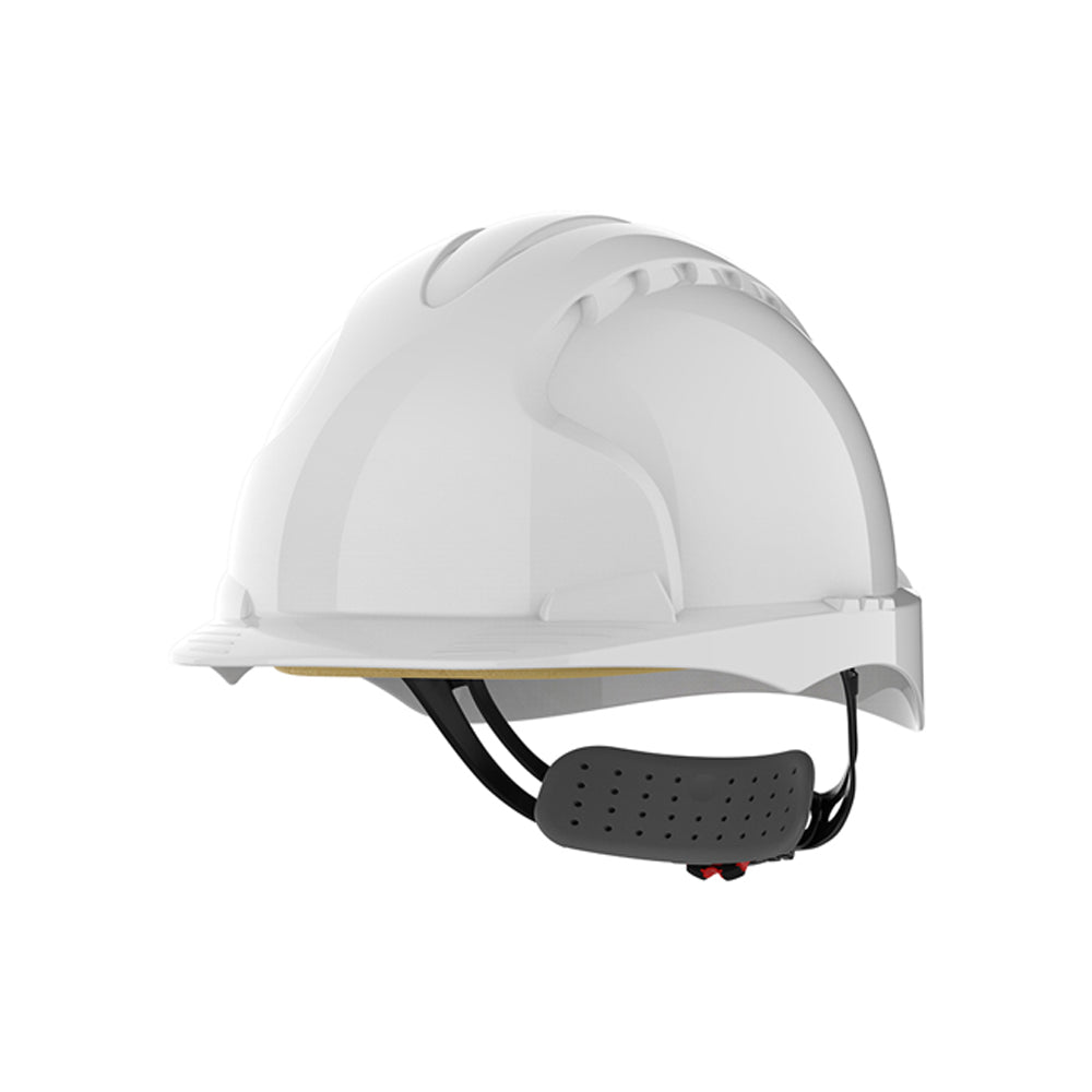 EVO®3 Safety Helmet - Wheel Ratchet - Vented - White White