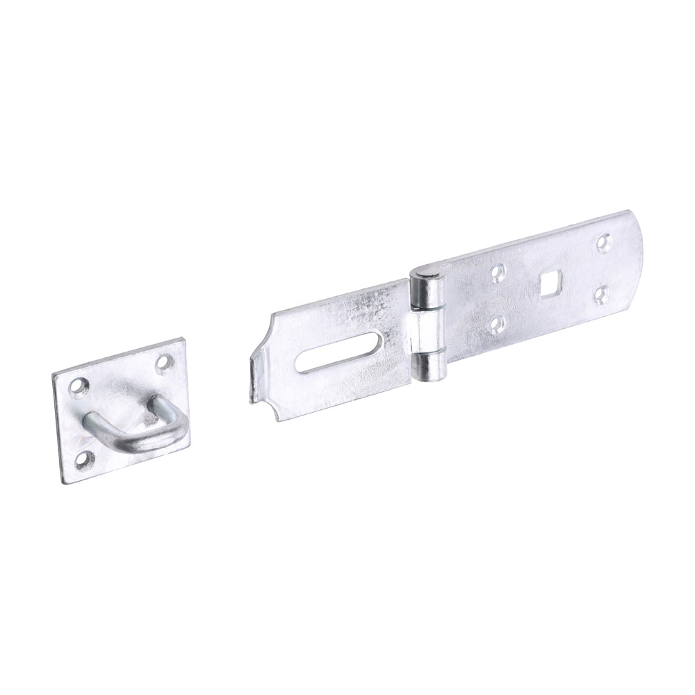 Secure Bolt On Hasp & Staple - Heavy Duty - Hot Dipped Galvanised 10"