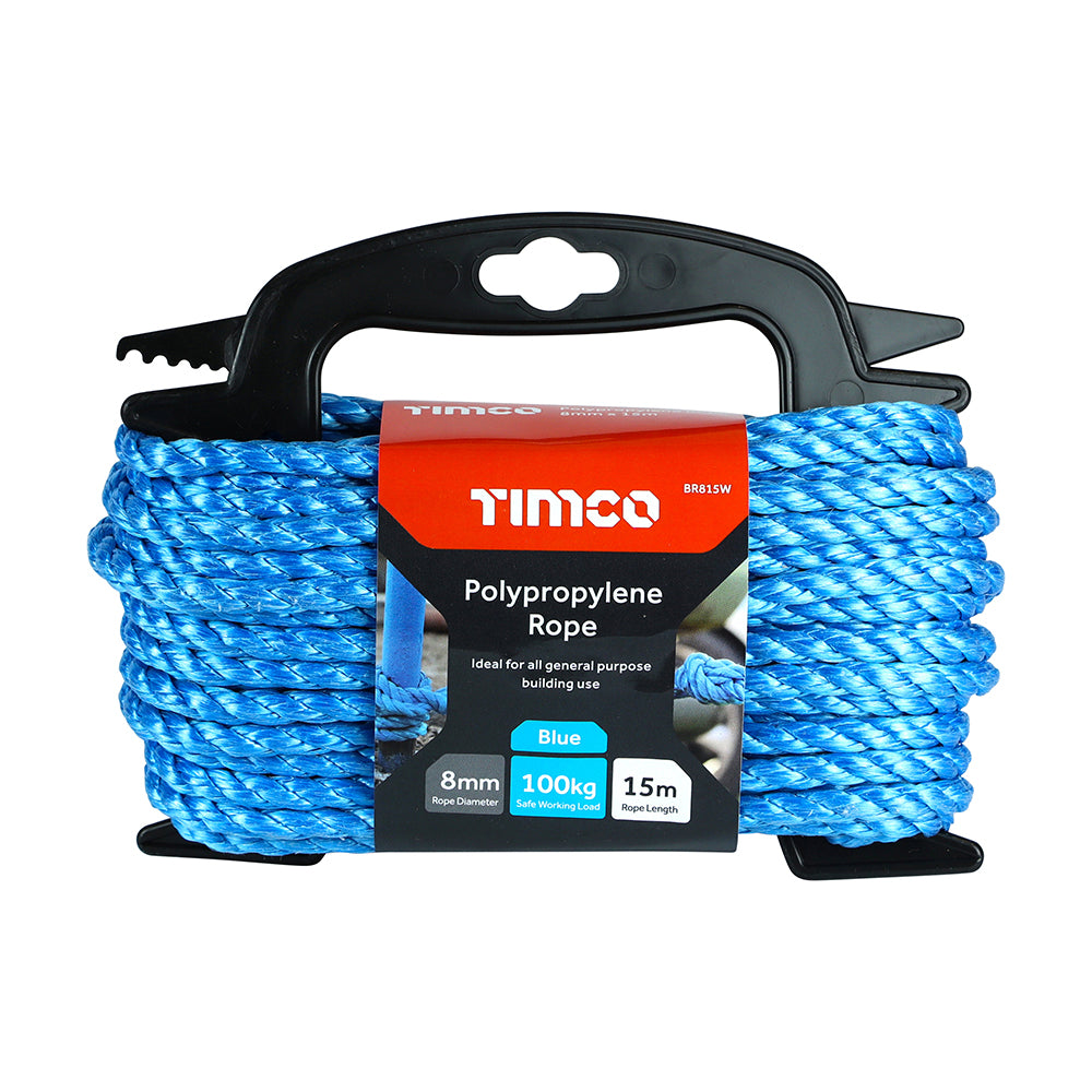 Blue Polypropylene Rope - Winder