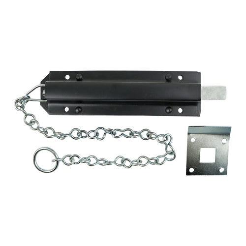 Spring Chain Bolt - Black 18"