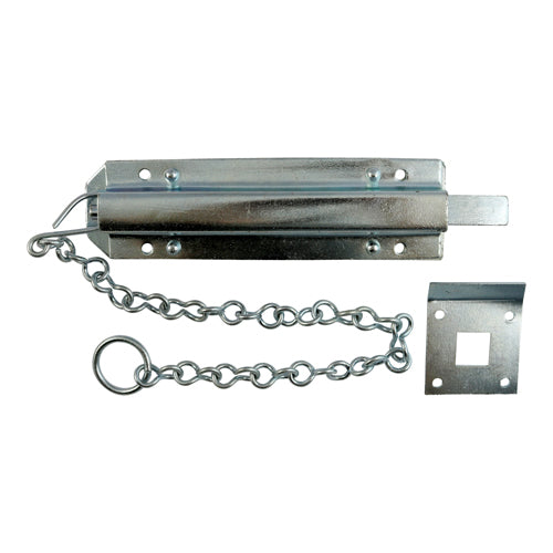 Spring Chain Bolt - Zinc 18"