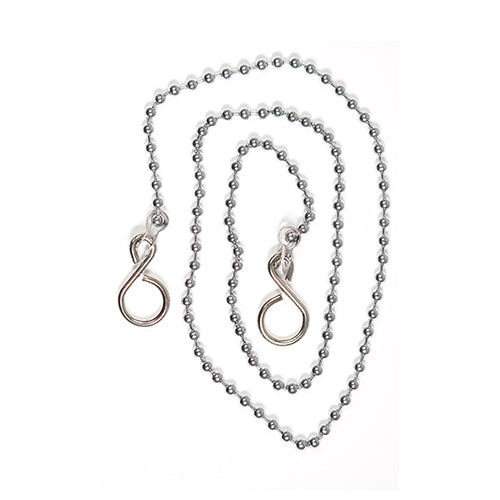 Ball Link Chains - Bath - Chrome 18"