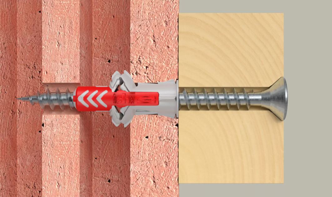 fischer DIY Universal Plugs and screw DuoPower
